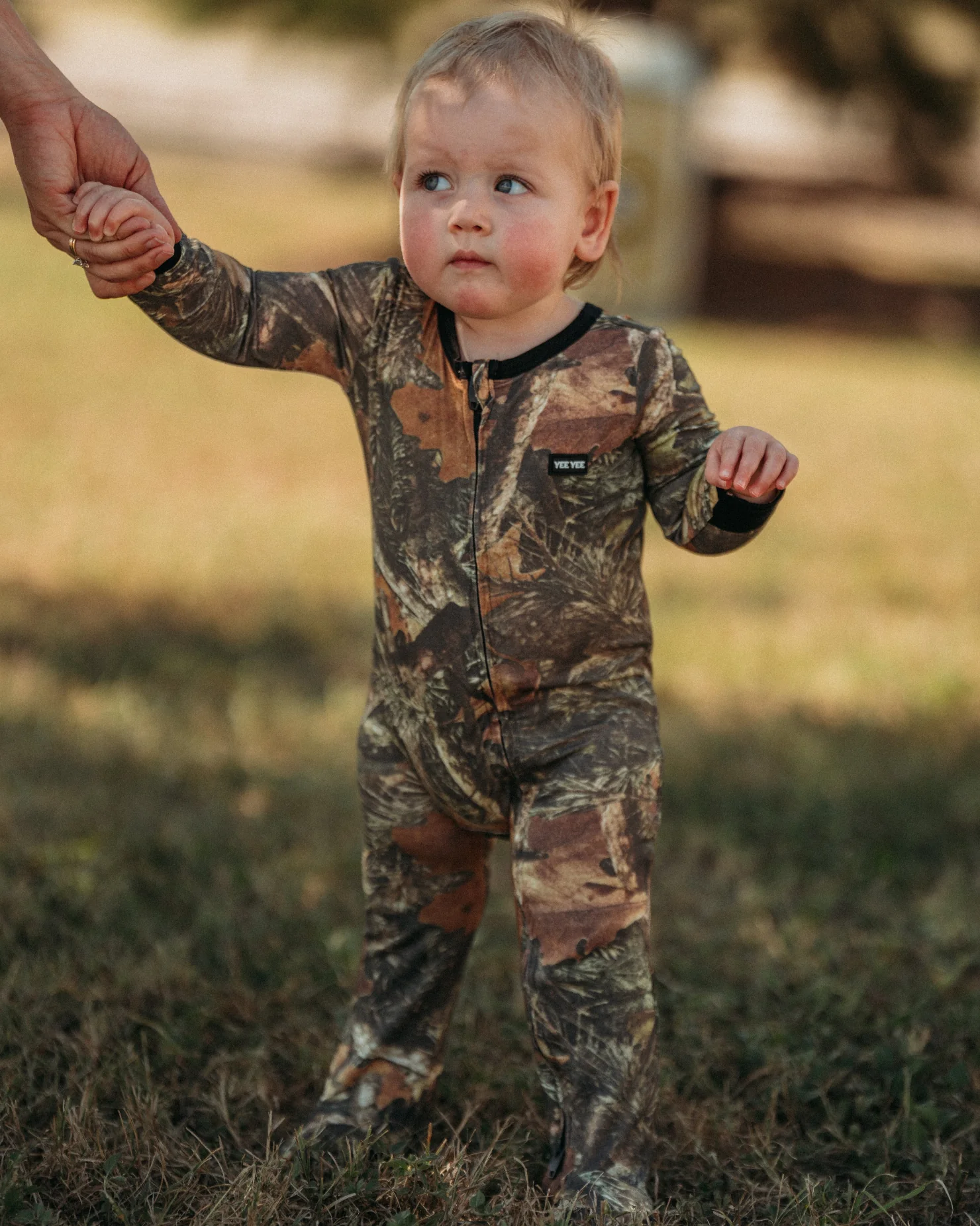 Camo Bamboo Zip-Up Sleeper - Image 5